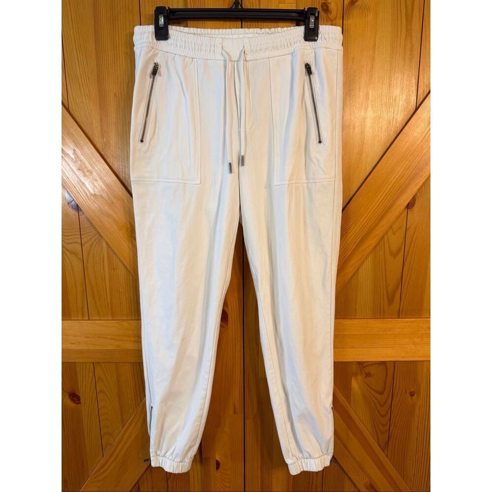 Athleta Women’s Jogger Pants – Size 6 – Ivory/Cream (7897)